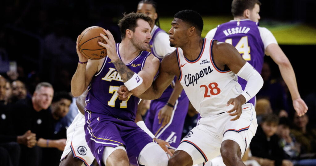 Luka Doncic’s trash-talking antics sharpen his edge. Lakers fans need to embrace it