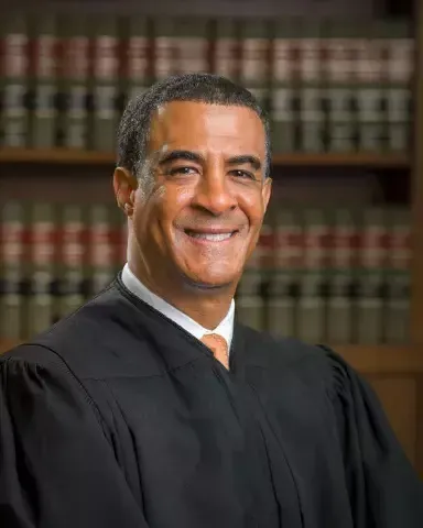 US District Judge Haywood Gilliam in a judicial robe.