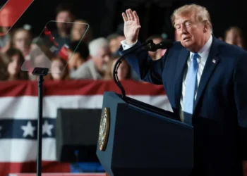 Dismayed Trump snaps at protester interrupting rally: ‘I was just at the punchline!’