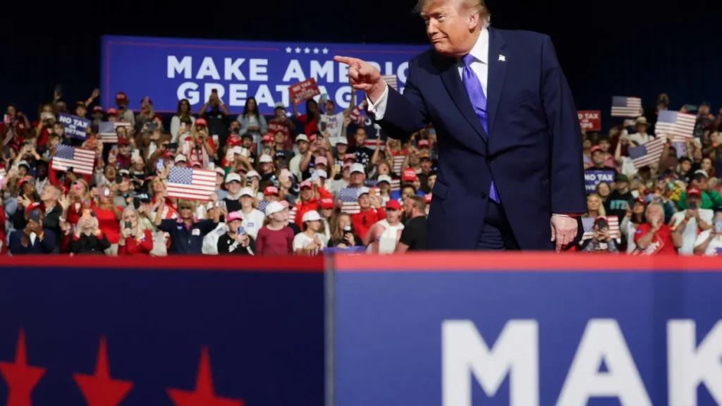 MAGA melts down as ‘unhinged’ rallygoer compares them to death cult: ‘Track down this man!