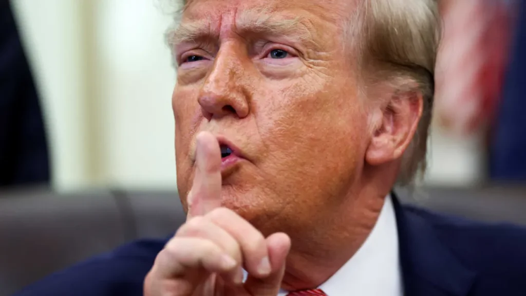 Trump snaps at reporters during fiery Oval Office event: ‘You are a sick person!’