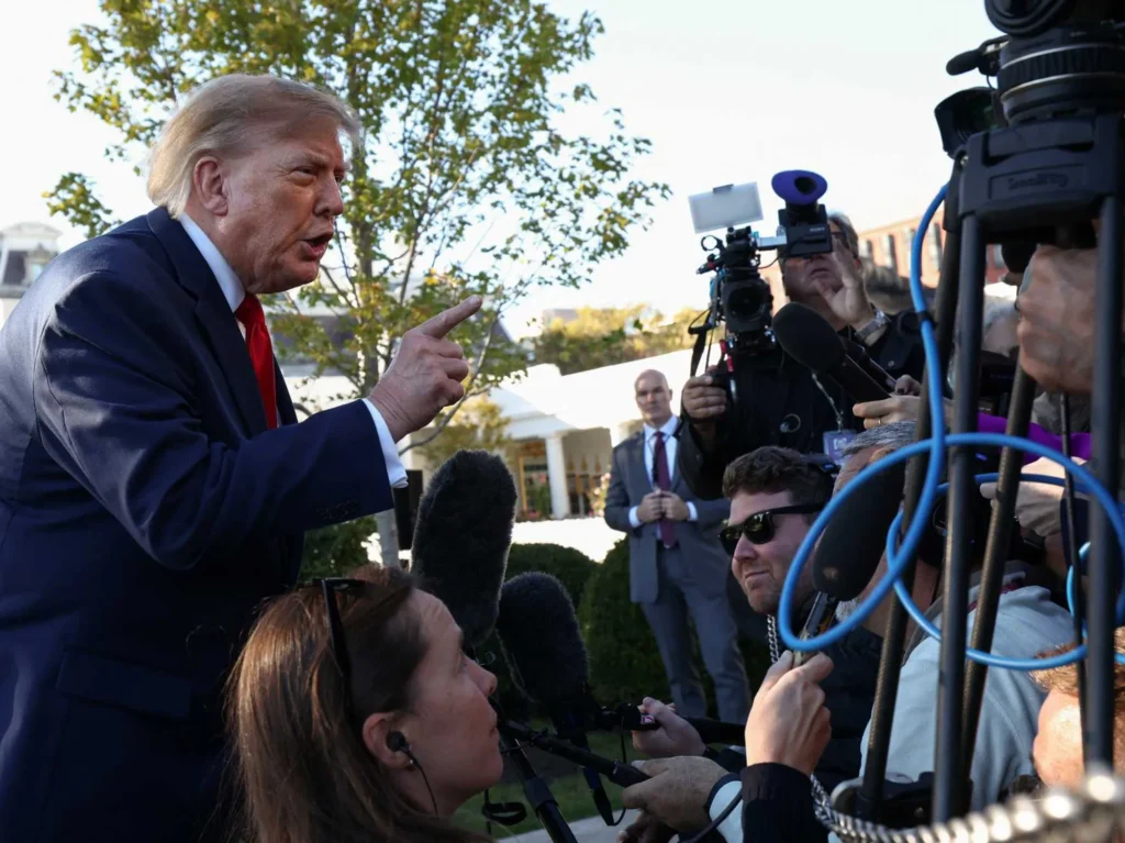 ‘You’re a dummy!’ Trump unloads on CNN’s Kaitlan Collins in heated confrontation