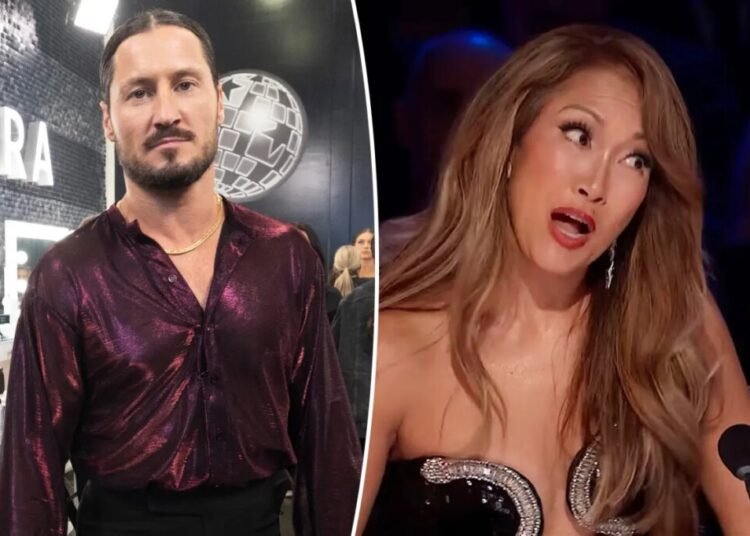 Val Chmerkovskiy suspended from ‘DWTS’ after ‘inappropriate’ Carrie Ann Inaba slap joke