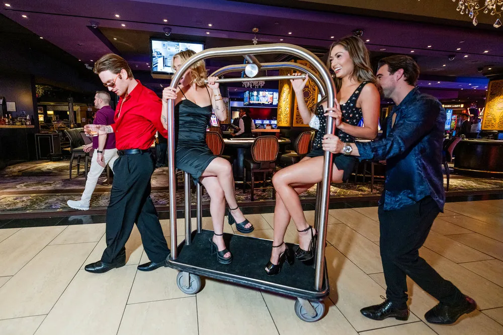 VANDERPUMP RULES: LISA LAS VEGAS -- Pictured: (l-r) Venus Binkley, Audrey Lingle, Angelica Jensen, Chris Hahn -- (Photo by: Greg Doherty/Bravo)
Vanderpump Rules: Lisa Las Vegas - Season 1