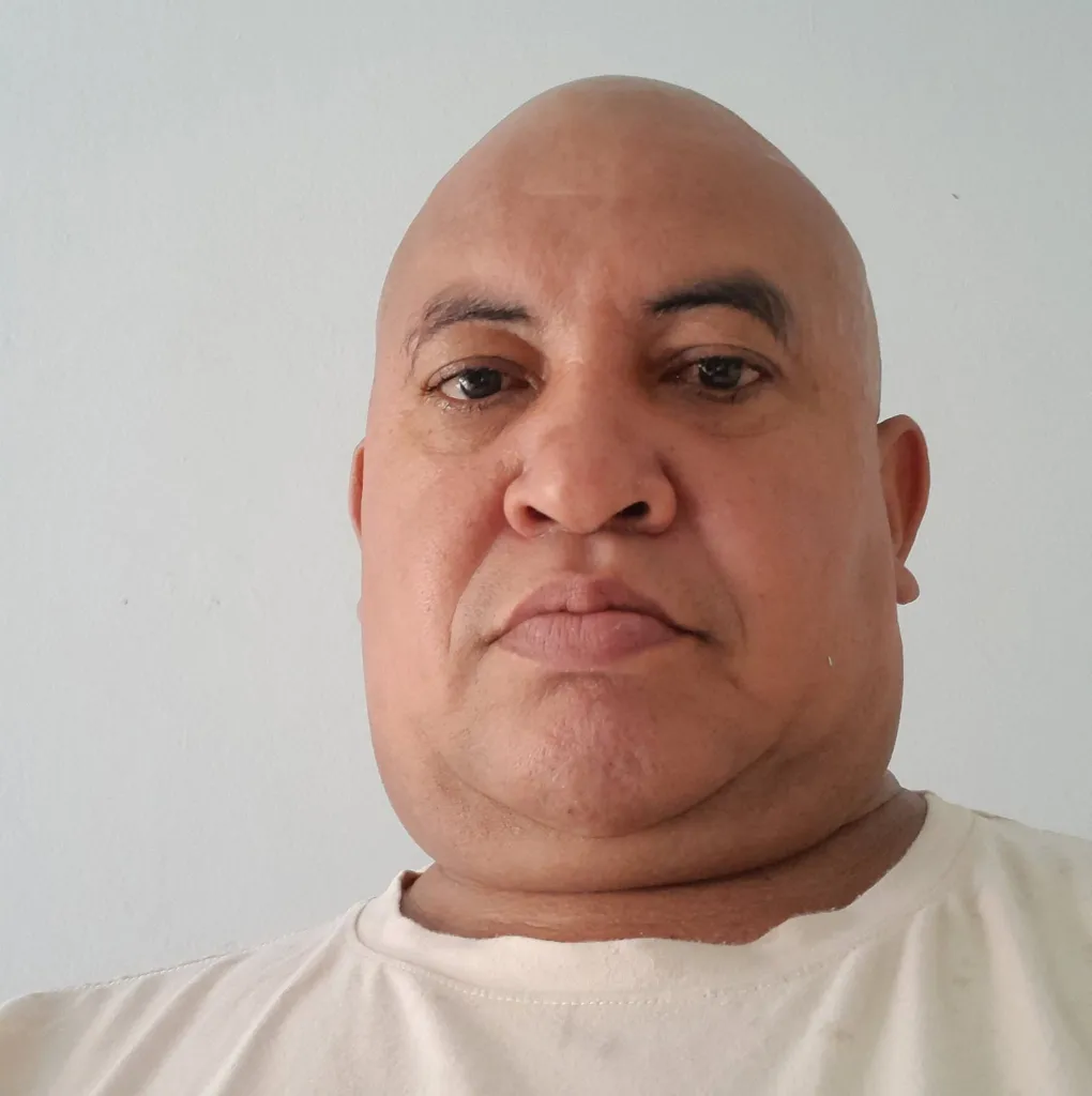 Edimar Rocha Martins, a 49-year-old bricklayer.