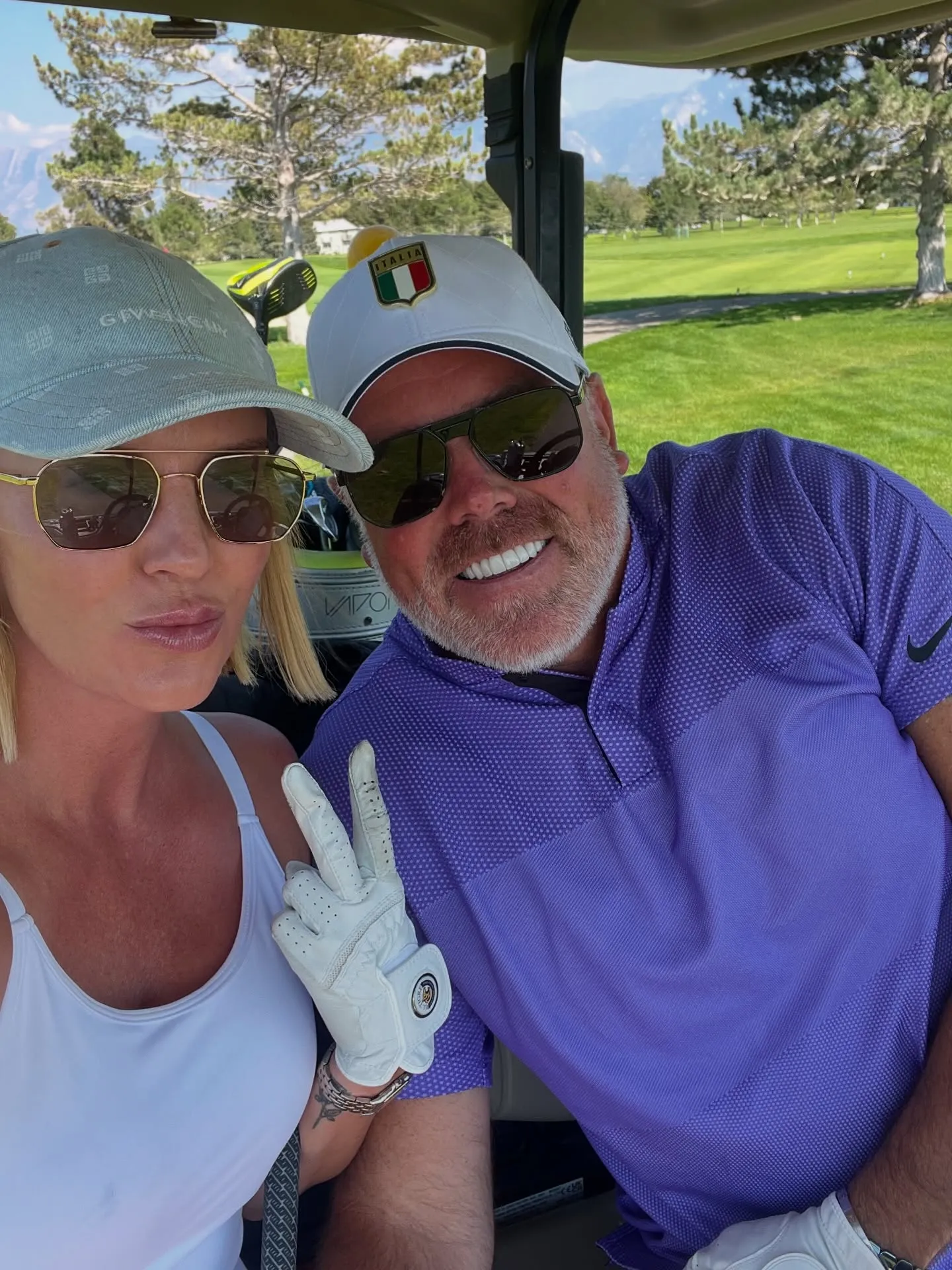 Whitney and Justin Rose