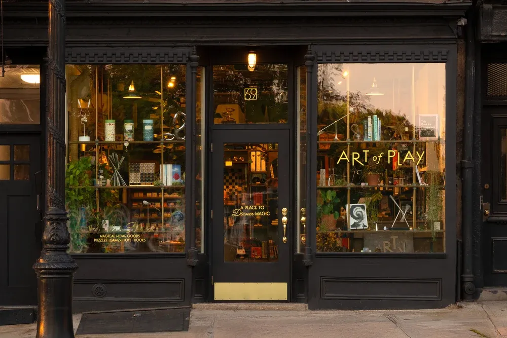 Art of Play storefront in Brooklyn, NY.