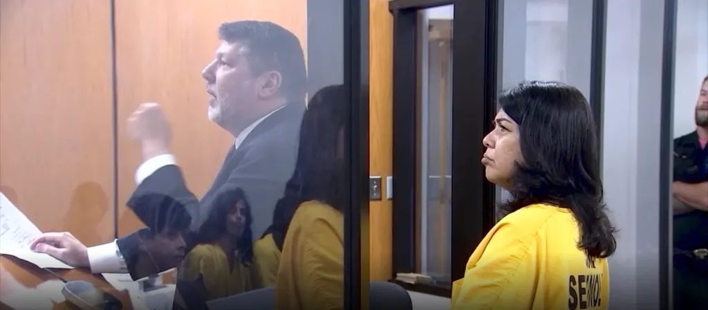 Fada Concepcion in a courtroom setting.