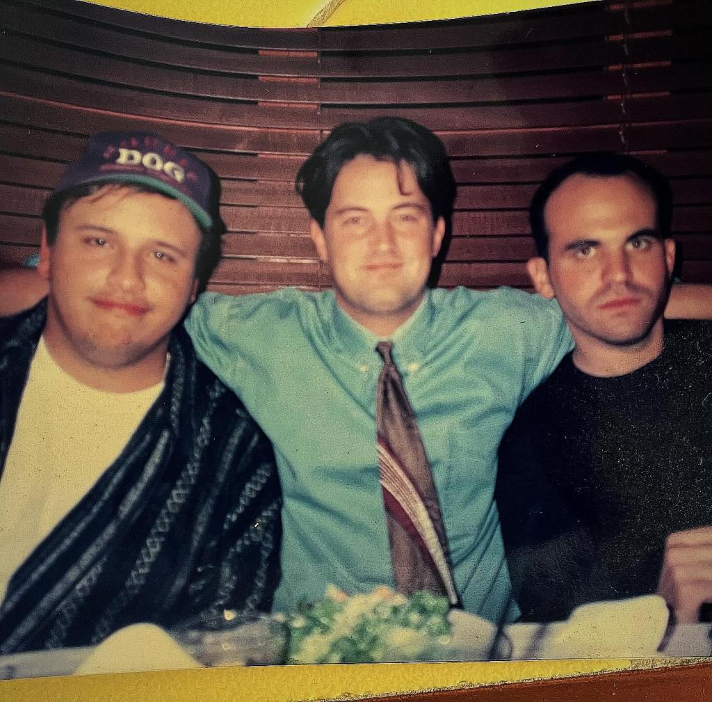 Matthew Perry with Roger Castillo and David Pressman.
