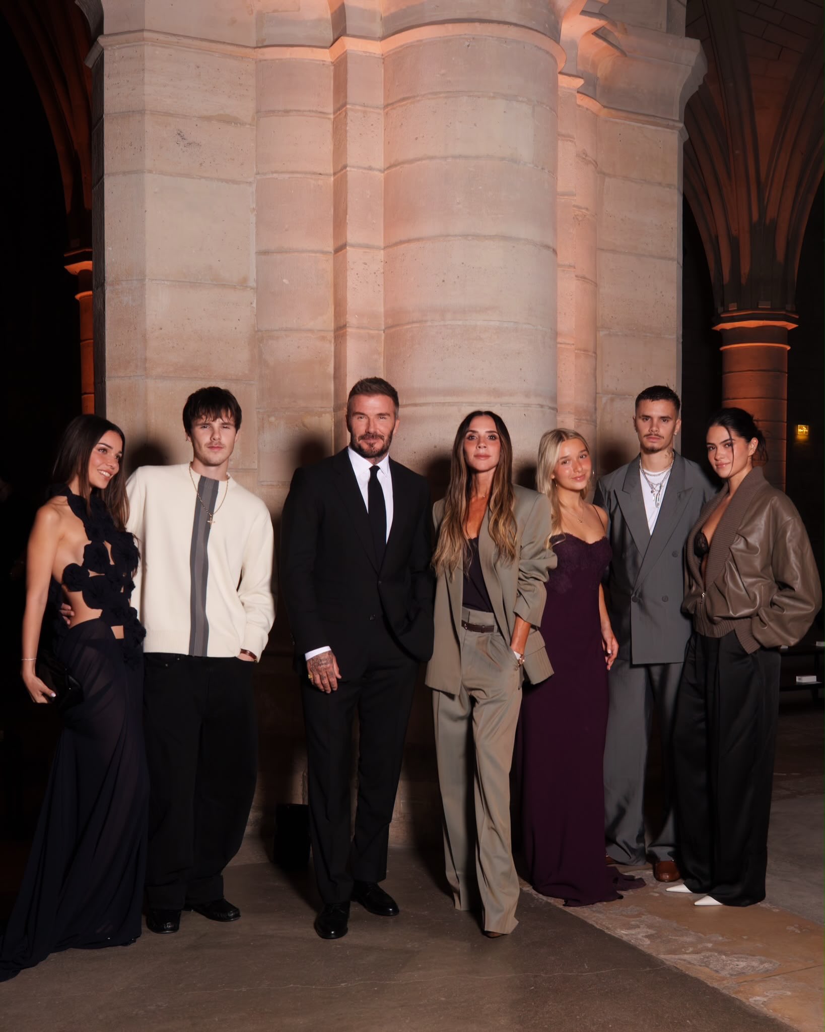 David, Victoria, Romeo, Cruz, Harper Beckham.