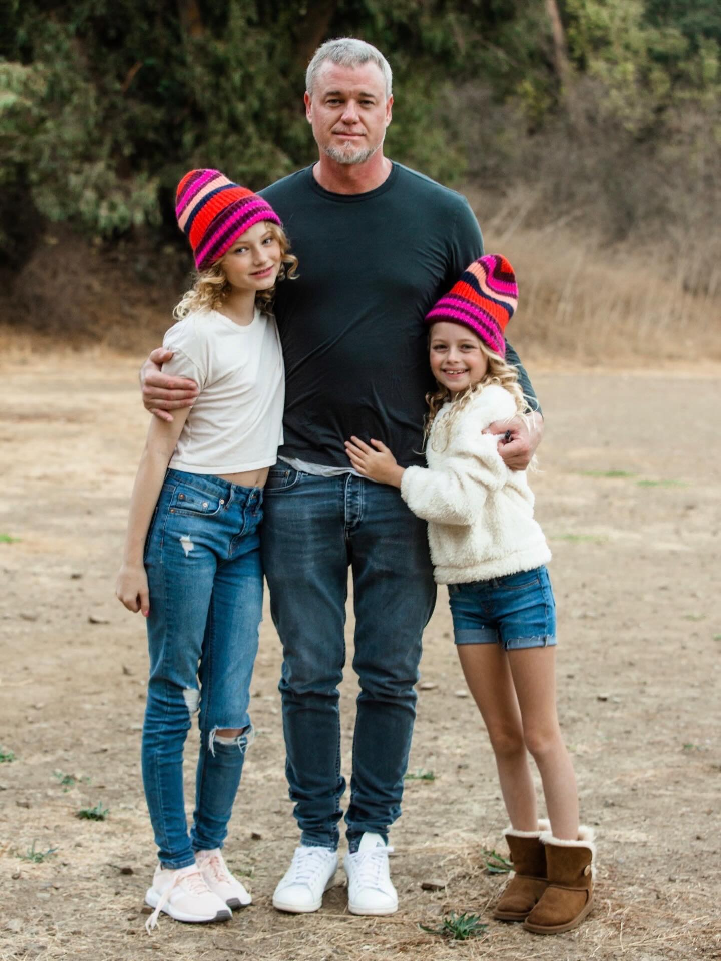 Eric Dane and daughters.