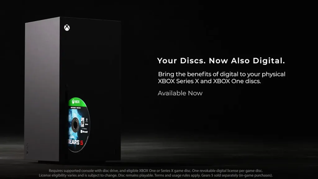 Xbox Disc to Digital Trailer