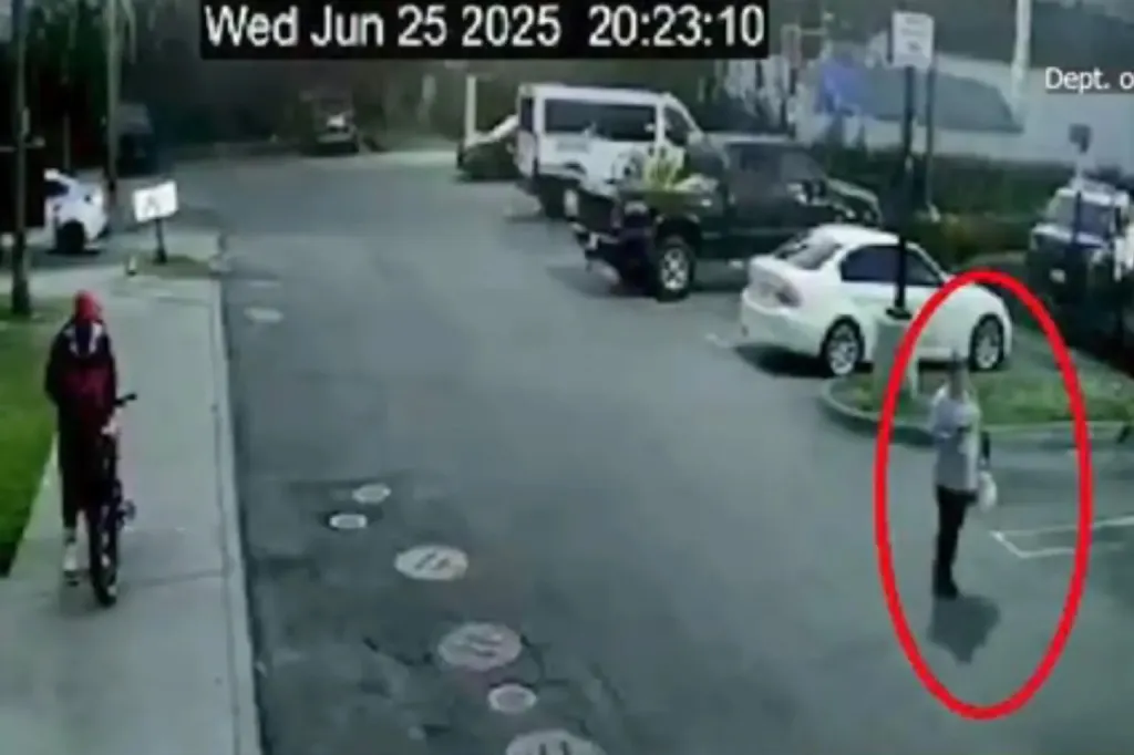 Surveillance footage of Yuriana Julia